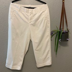 Dockers White Capris